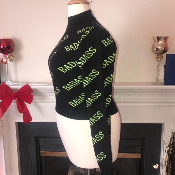 Plus Size Long Sleeve Graphic Print Sweater - Picture 3 of 4